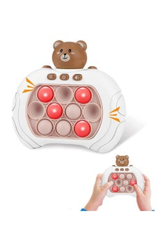Quick Push Electronic Pop It Game, Light Up Pop It,Quick Push Game Console,Pop it Fidget Toy,Handheld Game,Sensory Toy