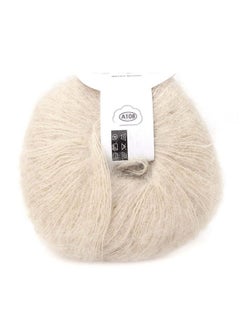 Zerodis Mohair Knit Soft Angora Long Wool Yarn Hot With A Crochet Popular For Diy Weave(Beige)  - Image 1