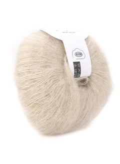Zerodis Mohair Knit Soft Angora Long Wool Yarn Hot With A Crochet Popular For Diy Weave(Beige)  - Image 5