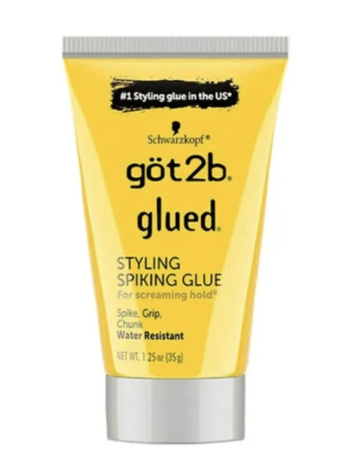 جوت تو بي صمغ جوت 2 بي المقاوم للماء لتصفيف الشعر وعمل قصة السبايكي للجنسين، 1.25 أوقية