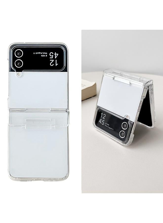 S-TOP Case For Samsung Galaxy Z Flip4 5G Skin Feel PC Full Coverage Shockproof Phone Case - Image 1