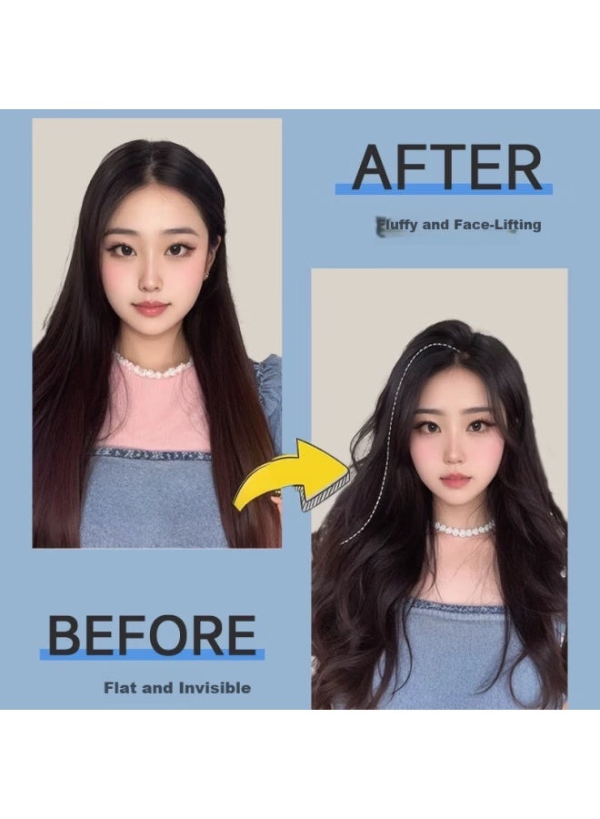 Aux Curling Iron, Corn Straightener, Volumizing Clip, Negative Ion Flat Iron, Bangs Clip, Root Volumizer, High Crown Hair Straightener, Electric Hair Straightener - Image 1