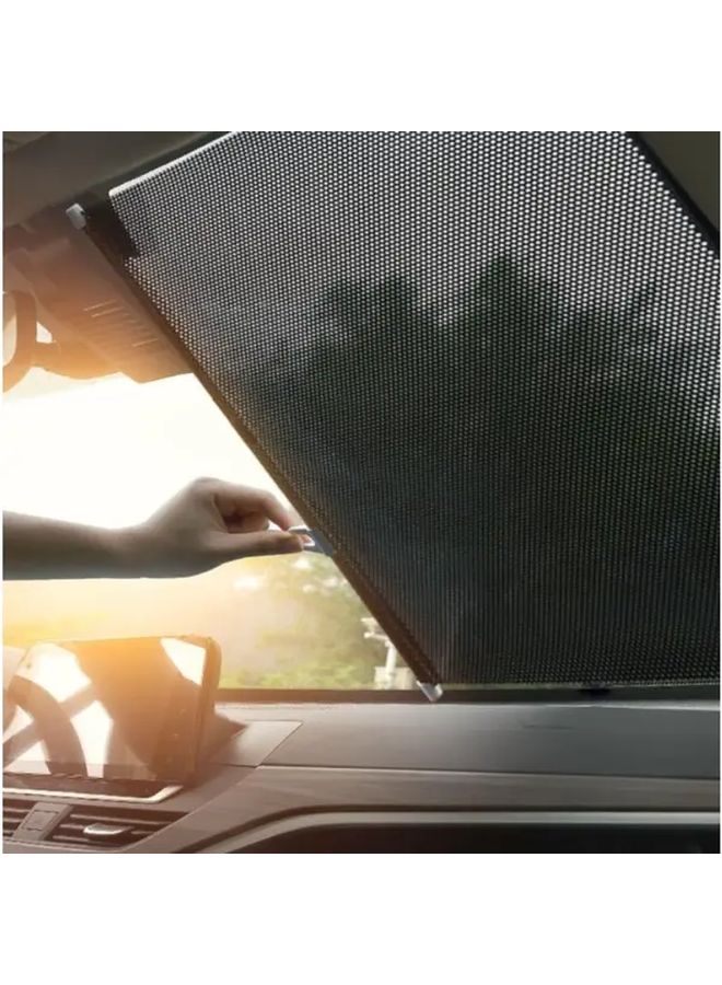Blackout Roller Blinds 22 83 Inch By 49 21 Inch No Drill Easy Install UV Heat Resistant Sunshades - Image 1