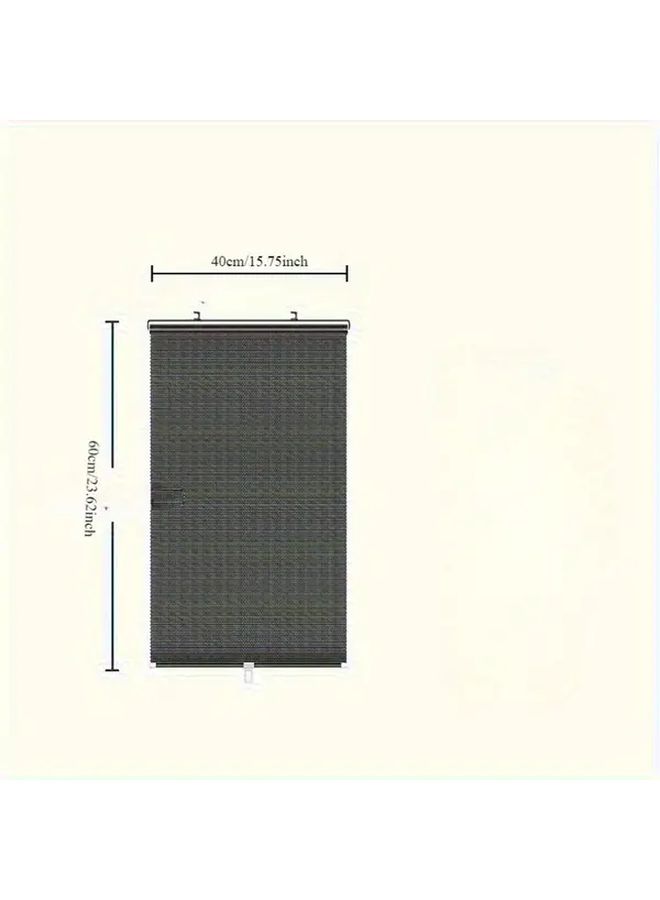 Blackout Roller Blinds 22 83 Inch By 49 21 Inch No Drill Easy Install UV Heat Resistant Sunshades - Image 5