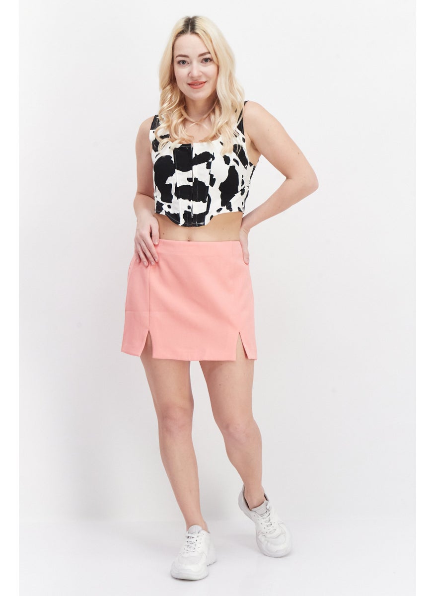 Women Plain Mini Skirt, Pink - pzsku/ZAC25EADB6406E4BD21A9Z/45/_/1727187899/448f015e-5806-4794-bb00-bee4a810b918