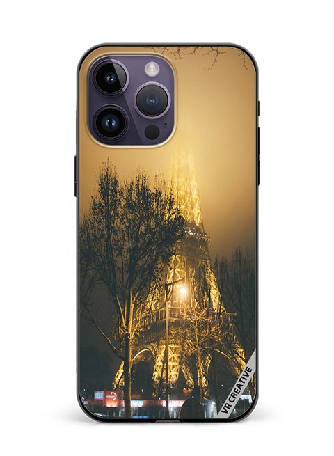 Protective Case Cover For Apple iPhone 16 Pro Eiffel Paris Design Multicolour