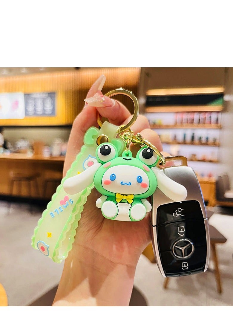 Sanrio Cinnamon Dog silicone keychain bag pendant decorative accessories - Image 1
