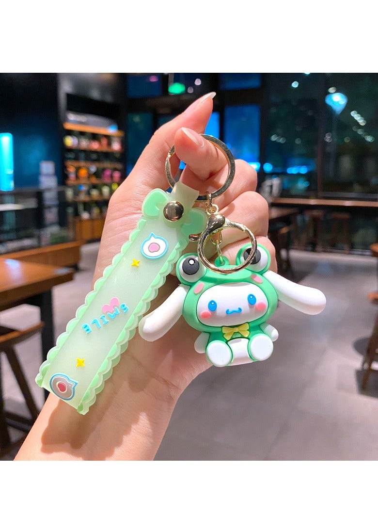 Sanrio Cinnamon Dog silicone keychain bag pendant decorative accessories - Image 4