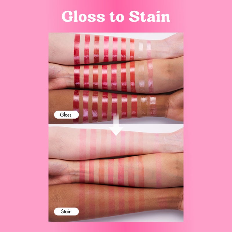 COLORGRAM Fruity Glass Tint 09 Heartful Mulberry | Korean Long Lasting & Waterproof Lip Stain | Highly Pigmented Daily Mauve Plum Shade with Glowing effect, Buildable & Blendable 0.11 Oz. - Image 4
