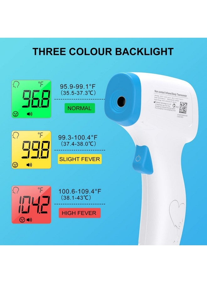 هيتايدا ميزان حرارة رقمي للبالغين والأطفال، ميزان حرارة للجبين بدون لمس للأطفال، ميزان حرارة بالأشعة تحت الحمراء 2 في 1 مع إنذار الحمى وقراءات دقيقة فورية - Image 3