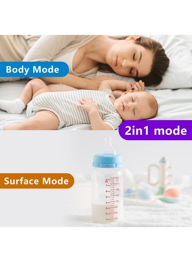 هيتايدا ميزان حرارة رقمي للبالغين والأطفال، ميزان حرارة للجبين بدون لمس للأطفال، ميزان حرارة بالأشعة تحت الحمراء 2 في 1 مع إنذار الحمى وقراءات دقيقة فورية - Image 4