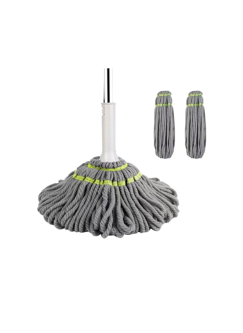 KASINDA - Kasinda microfiber mop set with dust brushes B01  Easy Squeeze Twist Mop for Floor Cleaning, Self Squeeze Mop with Strong Water Absorption Ability, Easy Wringingg Twist Mope - Image 1