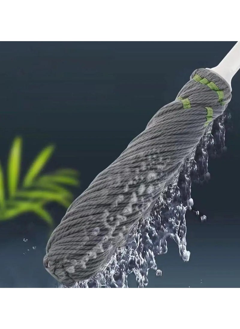 KASINDA - Kasinda microfiber mop set with dust brushes B01  Easy Squeeze Twist Mop for Floor Cleaning, Self Squeeze Mop with Strong Water Absorption Ability, Easy Wringingg Twist Mope - Image 1