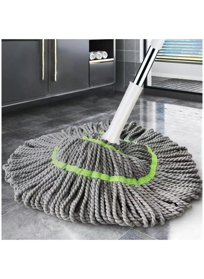 KASINDA - Kasinda microfiber mop set with dust brushes B01  Easy Squeeze Twist Mop for Floor Cleaning, Self Squeeze Mop with Strong Water Absorption Ability, Easy Wringingg Twist Mope - Image 1
