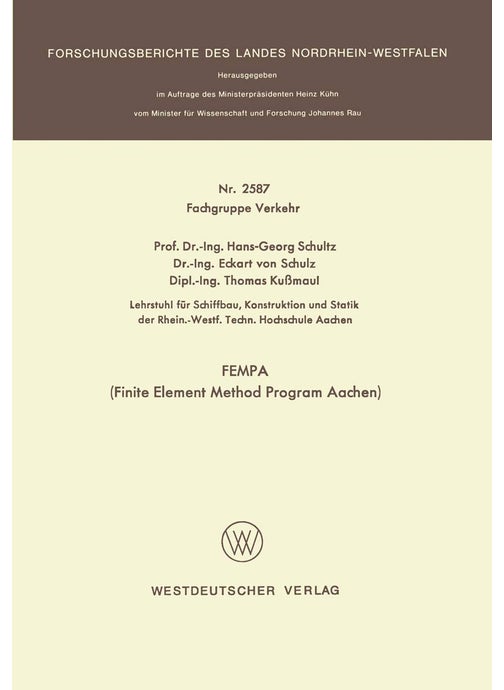 FEMPA (Finite Element Method Program Aachen)