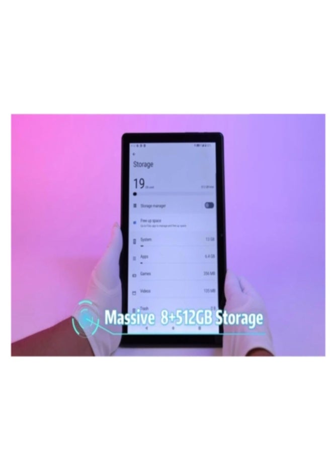 ELTRAZONE TAB 18 10.1 Inch Tablet 8GB RAM 512GB Storage Android Octa Core 2.0GHz 8000mAh Battery 5G Connectivity Dual Camera 13MP Rear 8MP Front HD Display Gaming Learning Entertainment Device - Image 2