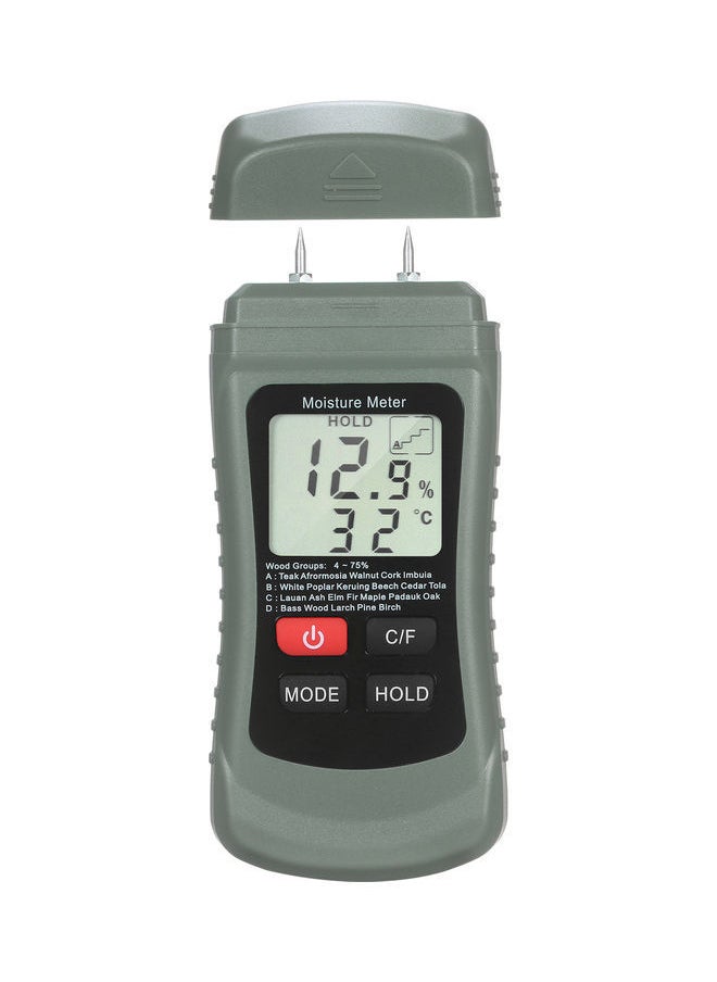 NIBEMINENT Wood Moisture Digital Meter Grey/Black  - Image 1
