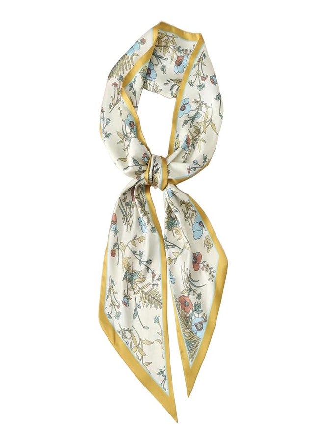 FONYVE Silk Head Scarf for Hair Fashion Headwrap for Women Lightweight Neck Tie - Image 1