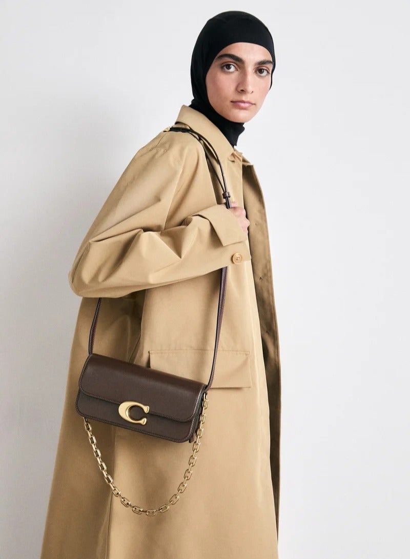 coachoutlet Idol 23 Shoulder Bag in Leather & Snakeskin - Image 4