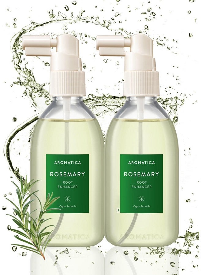 AROMATICA Rosemary Root Enhancer (2 Pack) 3.38oz/100ml - Dry Scalp Treatment with Rosemary Oil For Hair Growth - Free from Sulfate, Silicone, and Paraben - Image 1