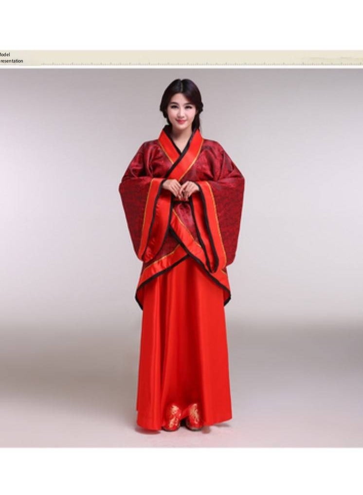 general Traditional Girl's Ancient Hanfu Costume - Elegant Princess Performance Dress for Stage, Cosplay & Cultural Events
