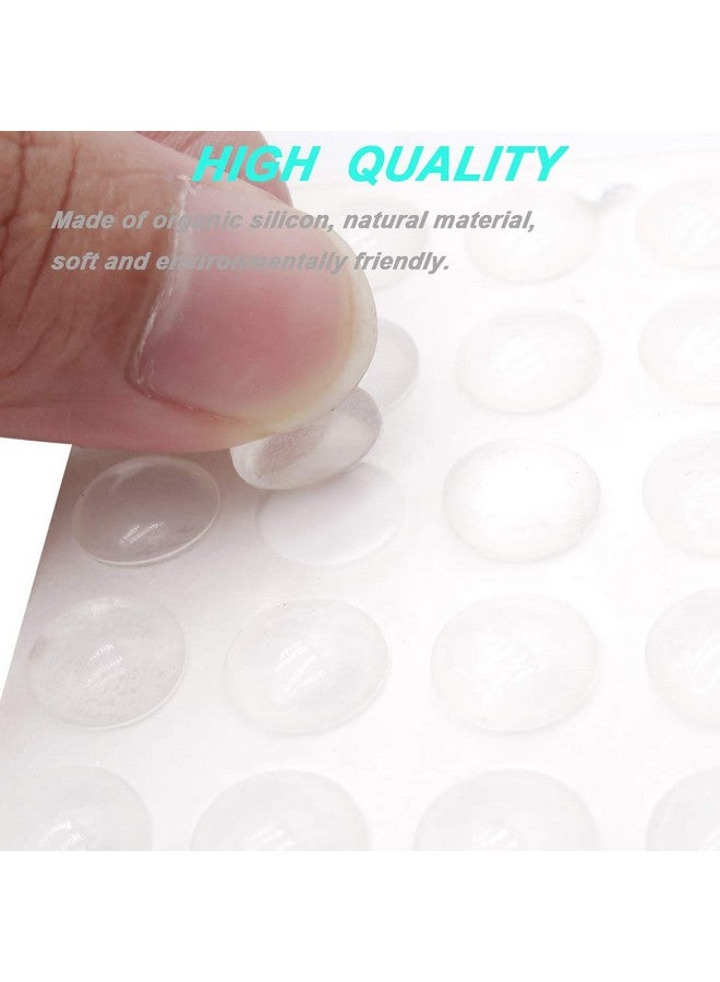 ACKLLR 300 Pcs Combo Pack Clear Adhesive Bumper Pads, 3 Sizes Round Self Adhesive Sound Dampening Transparent Rubber Feet Pads for Cabinet Doors Drawers Glass Tops Picture Frames Cutting Boards  - Image 3