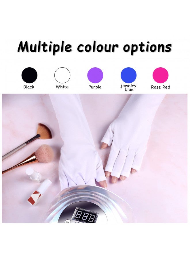 SIUSIO Siusio Anti Uv Shield Glove   Uv Protective Sleeves Fingerless Glove For Gel Manicures Protect Hands From Led Lamps Nail Dryer Professional Protection Tool For Skin Care Nail Art  - Image 4