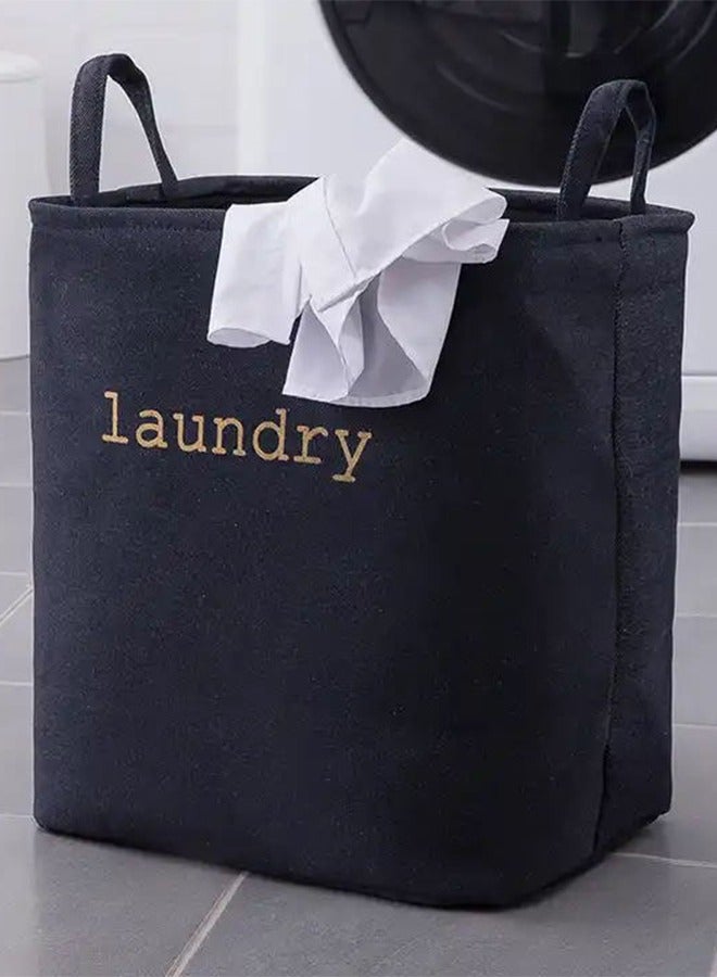 Loquat Tall Foldable Laundry Bag Handles Waterproof Portable Washing Bin Folding Clothes Bag Collapsible Fabric Laundry Hamper - Image 5