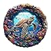 Purdicra Wooden Puzzles for Adults 3D Vision Turtle Wooden Jigsaw Puzzles with Unique Shape Adult Jigsaw Puzzle Birthday Gifts for Adults 134x134295pcs - Image 2