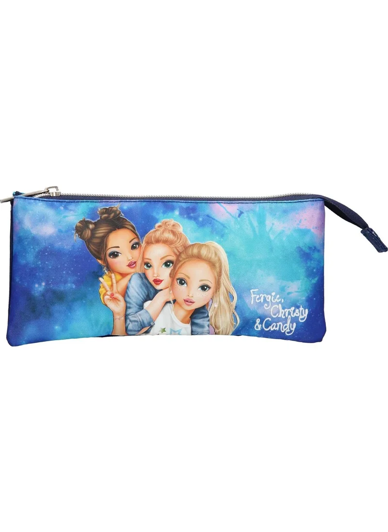Top Model Pentube Watercolor Blue Pencil Case