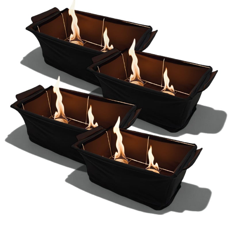 Alpha Living Chafer Wind Guard 4Pack Wind Blocker for 20 x 12 x 65In Disposable Chafing Dish Rack Durable Fabric Dish Racks Windcover Reusable and Easy Fit Catering Supplies Buffet Display - Image 2