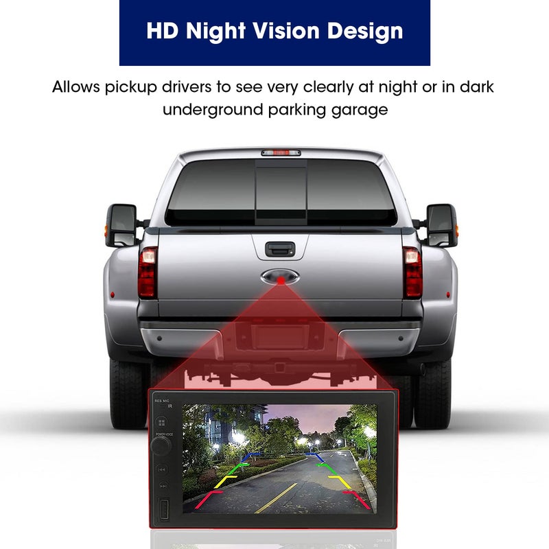 LEADSIGN Aftermarket Tailgate Housing Bezel Emblem with Back up Camera for Ford F150 F250 F350 (2004-2016), HD 700TVL Night Vision, RCA Input Reverse Camera, IP69K Waterproof for Pickup Truck - Image 5