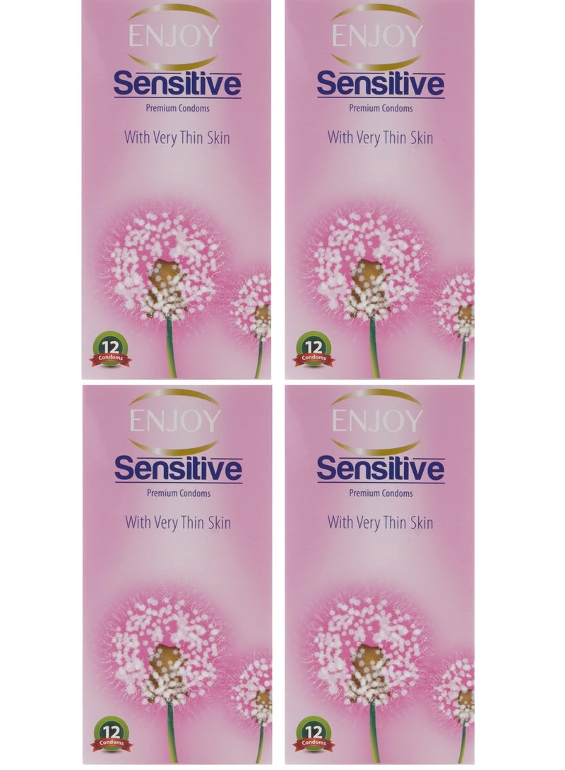 Generic Pack Of 4-12-Piece Sensitive Condom 