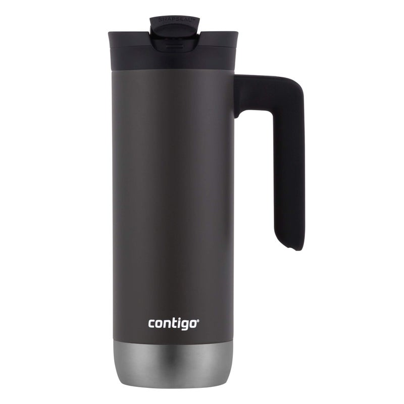 Contigo كوب سفر من كونتيغو سوبرير 2.0 من الفولاذ المقاوم للصدأ مع مقبض وغطاء سنابسيل، 20 أونصة - Image 2