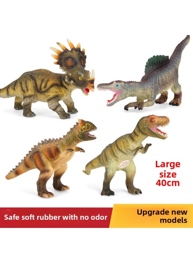 Simulation Sound Soft Dinosaur Toy Children Tyrannosaurus Rex Model Gift Toy Dinosaur 38cm-Color:Spinosaurus K15 - Image 4