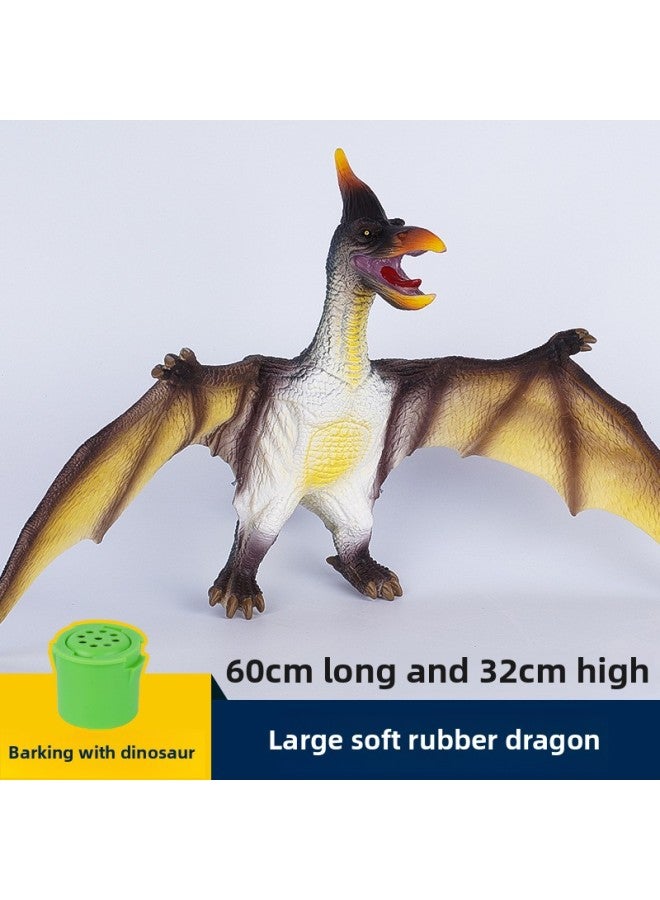 Simulation Sound Soft Dinosaur Toy Children Tyrannosaurus Rex Model Gift Toy Dinosaur 38cm-Color:Spinosaurus K15 - Image 3