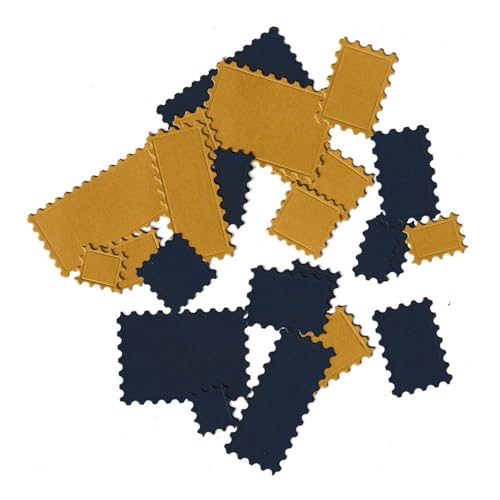 NVZBL Postage Stamp Frame Cutting Dies,Wave Edge Frame Die Cuts Metal Embossing Stencils Template Mould for Card Scrapbooking and DIY Craft Album Paper Card Decor - Image 4