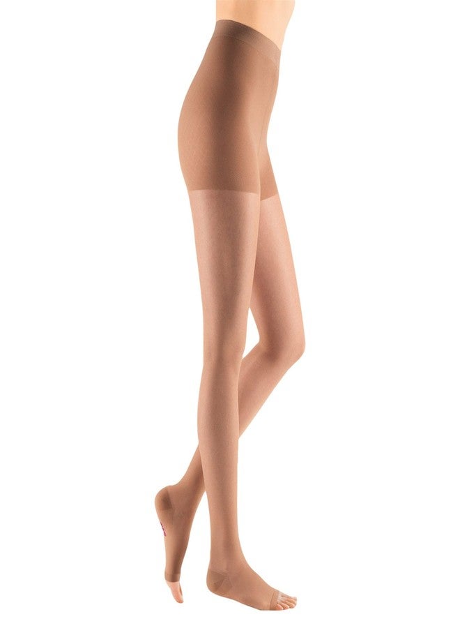 mediven sheer & soft for Women, 20-30 mmHg Panty Open Toe Compression Stockings, Natural, IV-Standard - Image 1