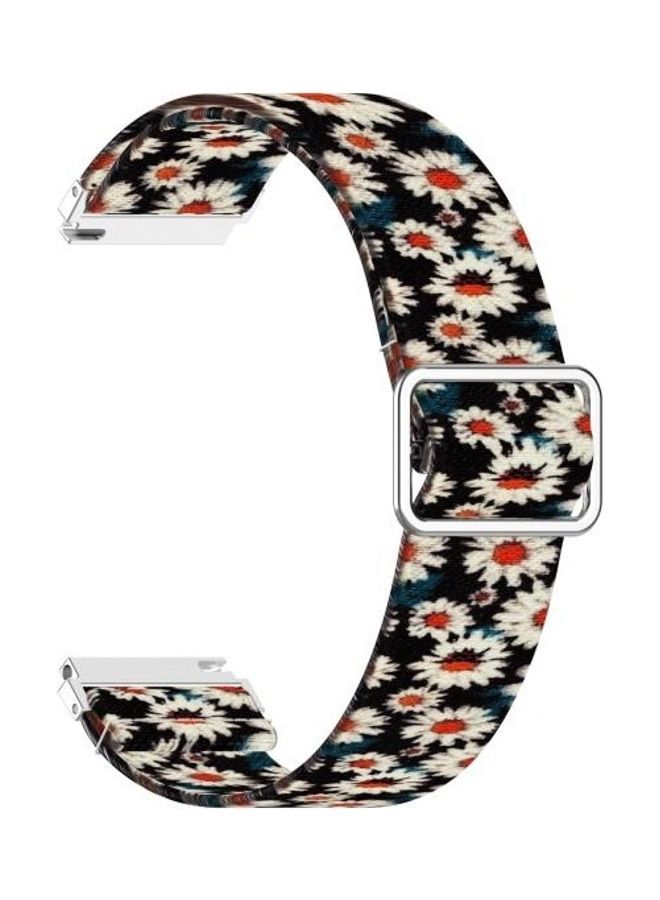 NIBEMINENT 20mm to 41mm Adjustable Elastic Printed Replacement Watchband For Samsung Galaxy Watch 3 Multicolour - Image 1
