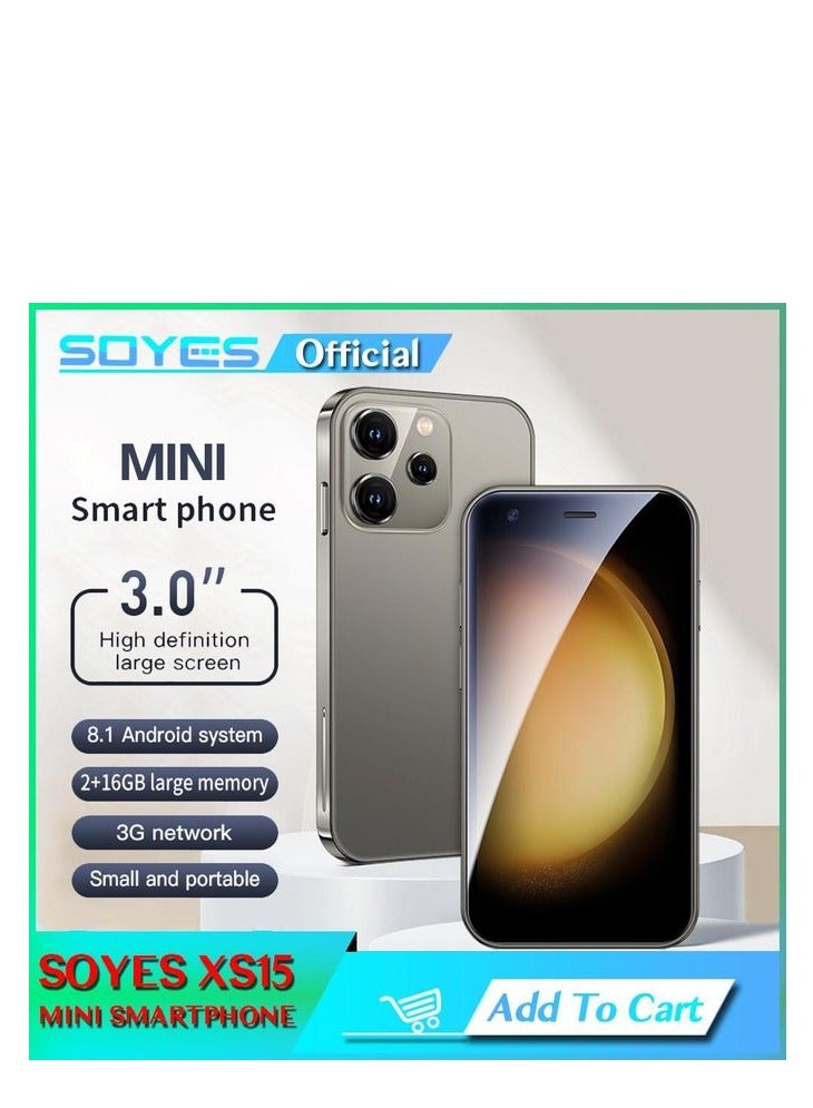 SOYES XS15 3G Mini Smartphone, Dual SIM Dual Standby WiFi 3 inch Phone, 2GB RAM 16GB ROM, 1000 MAh Battery, HD Pocket Phone (GOLD) - Image 3