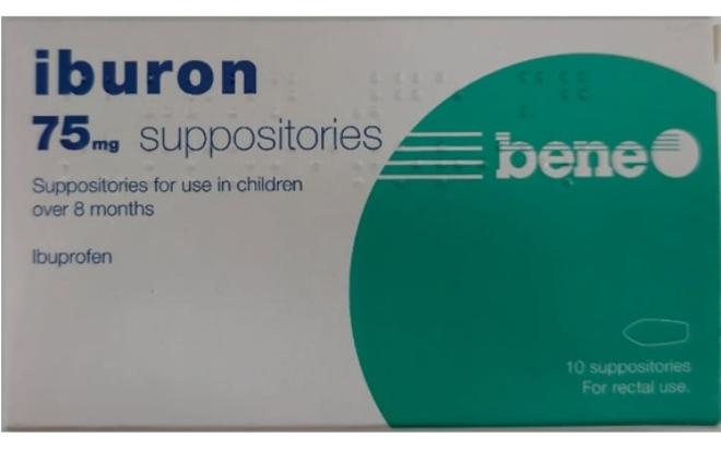 إيبورون 75 ملغ تحاميل 10" س