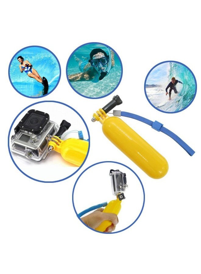 TEKCAM Action Camera Selfie Stick Floating Hand Grip Compatible with AKASO EK7000 Brave 7 LE Brave 4 V50X, Gopro Hero 13 12 11 10 9, DJI Osmo Action 5 pro, Apexcam, Dragon Touch, Sjcam Action Camera - Image 4