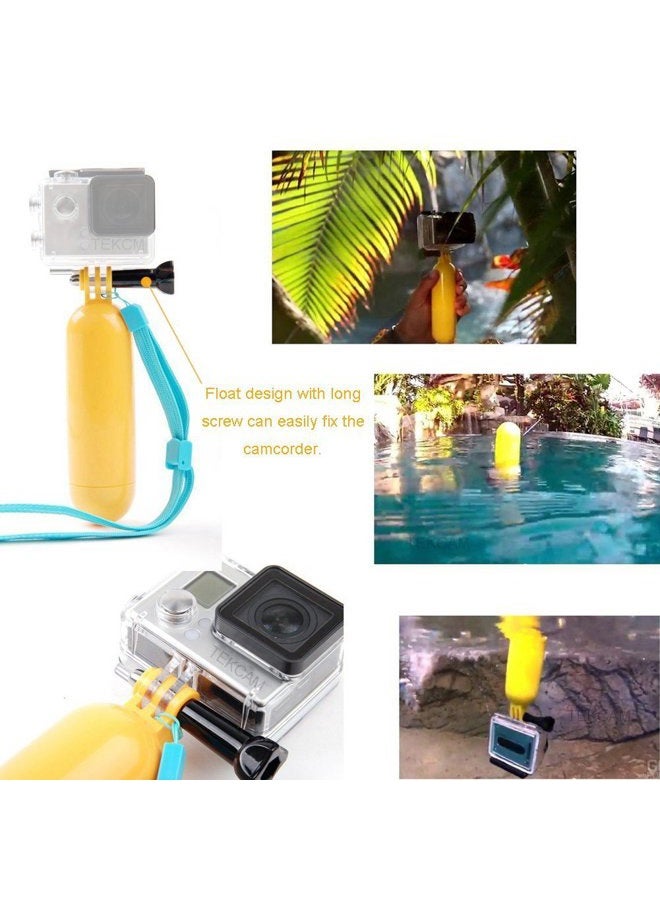 TEKCAM Action Camera Selfie Stick Floating Hand Grip Compatible with AKASO EK7000 Brave 7 LE Brave 4 V50X, Gopro Hero 13 12 11 10 9, DJI Osmo Action 5 pro, Apexcam, Dragon Touch, Sjcam Action Camera - Image 5
