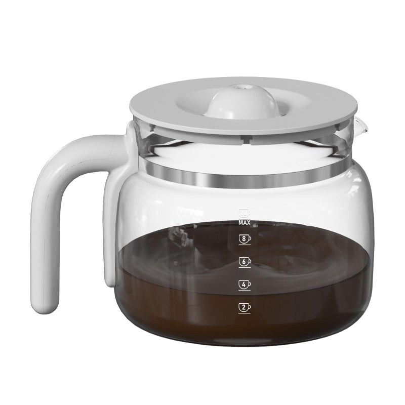 Colidier DCGC01 10Cups Replacement Glass Carafe Pot Compatible with Smeg DCGC01 DCF02 DCG01 Overflow Coffee Maker - Image 2