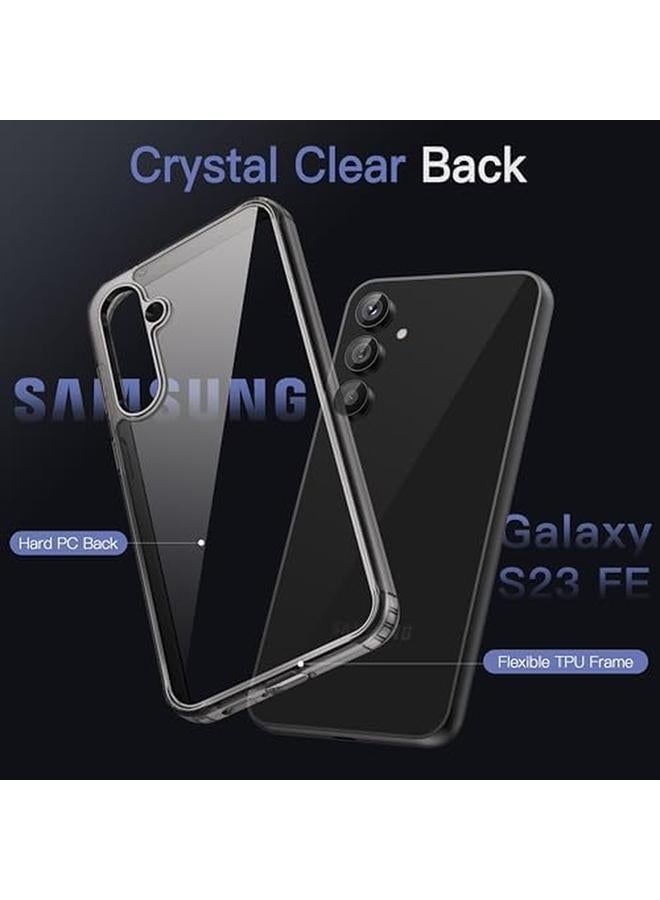 Jetech Case For Samsung Galaxy S23 Fe 6.4 Inch Non Yellowing Shockproof Bumper Protective Phone Cover Anti Scratch Hard Pc Back Black - Image 3