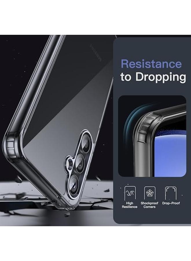 Jetech Case For Samsung Galaxy S23 Fe 6.4 Inch Non Yellowing Shockproof Bumper Protective Phone Cover Anti Scratch Hard Pc Back Black - Image 5