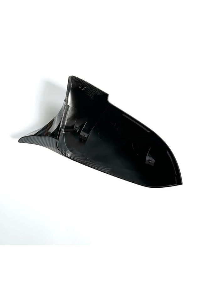 Carbon Fiber ABS Rearview Mirror Cover For BMW F10 Late 2014-2017 Horn Pattern - Image 3