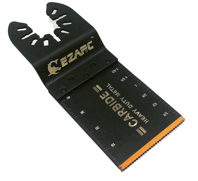 EZARC Carbide Oscillating Tool Blades, Multitool Blades Heary Duty for Hard Material, Metal, Nails. Bolts. Screws, 3-Pack - Image 3