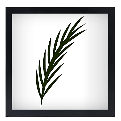 NAOKBOEE 11x11 Picture Frame in Black - Horizontal and Vertical Formats for Wall - Photo Frames with Shatter Resistant Plexiglass - Image 1