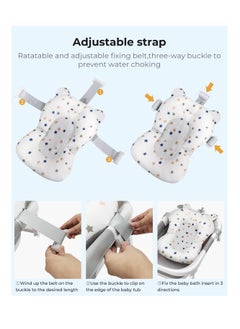 MUMS PLANET Baby Bath Pillow Baby Bathtub Pad Newborn Bath Pillow  with Ergonomic Bath Pillow for Bathtub Baby Space Saving Bath Pad for Newborns, for 0-12 Months Baby Bath from MUMS PLANET  - Image 4